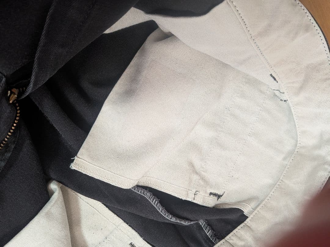 Dickies 90s 874BK USA製 ブラックフェード TALON 墨黒