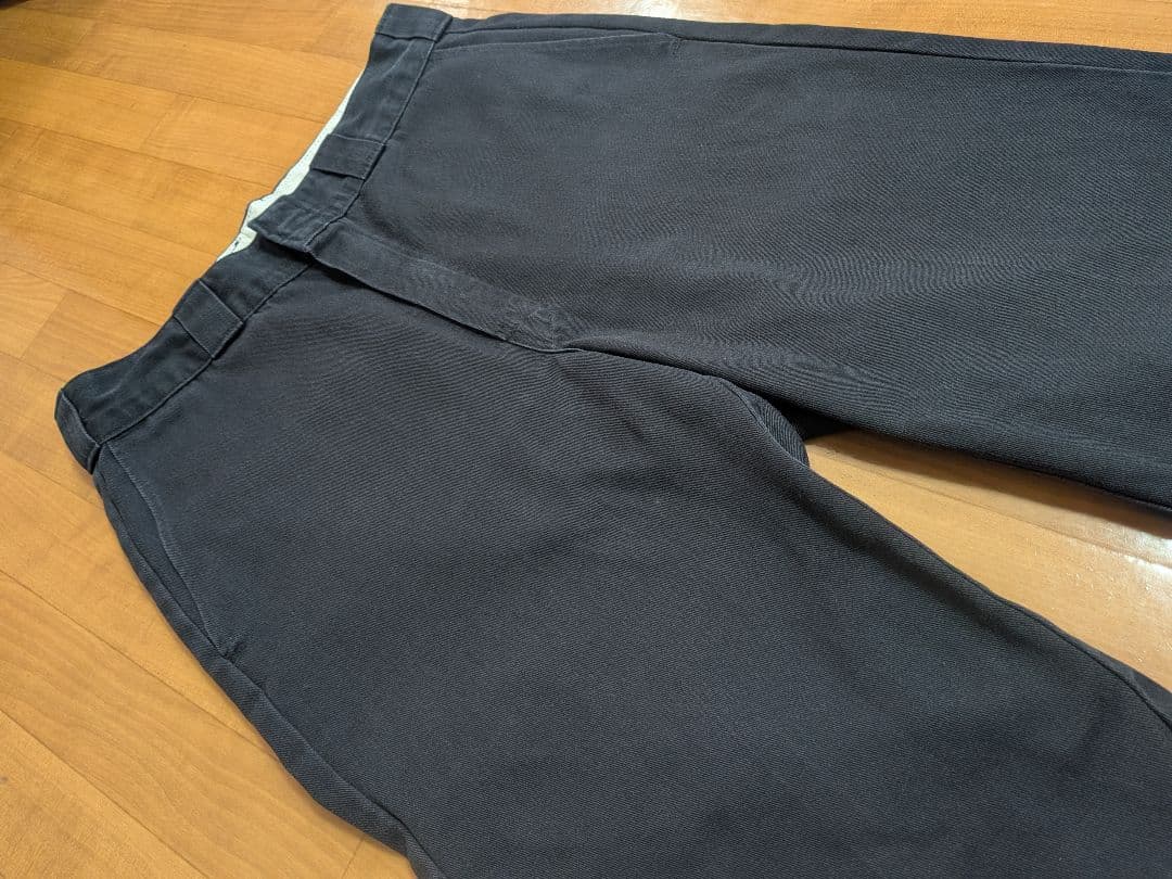 Dickies 90s 874BK USA製 ブラックフェード TALON 墨黒