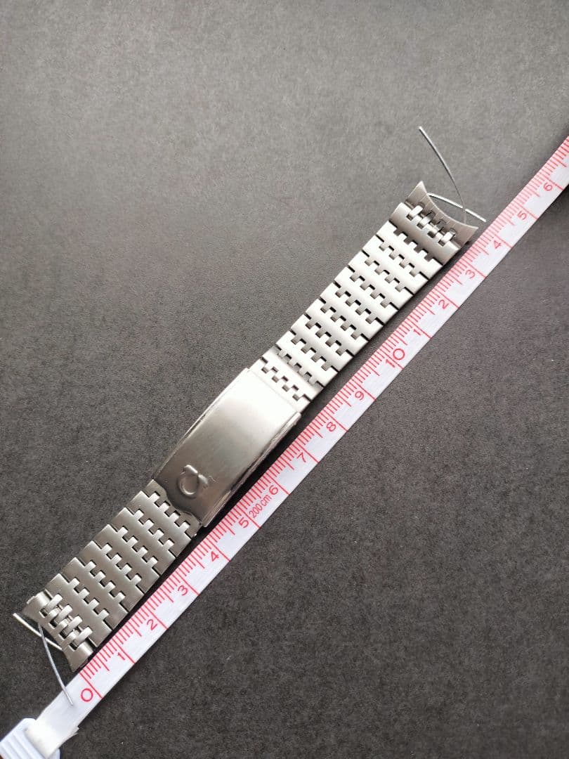 最終値下げ オメガ 18mm 金属ブレス アンティーク 70年代