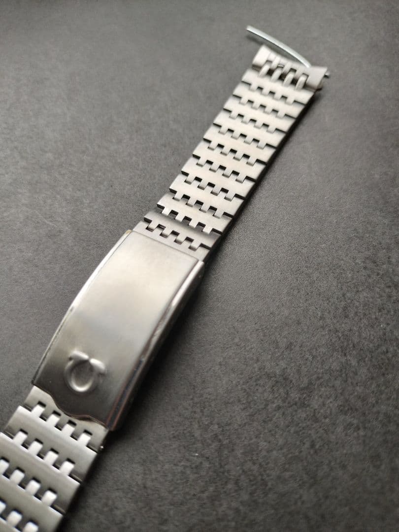 最終値下げ オメガ 18mm 金属ブレス アンティーク 70年代