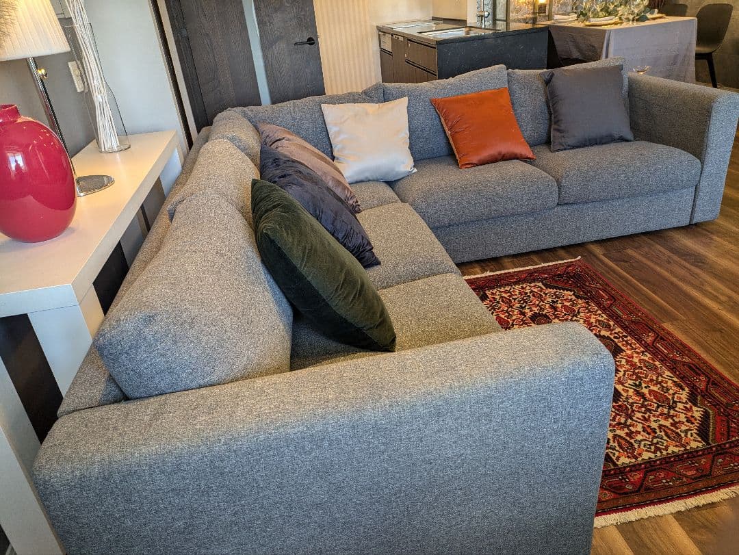 イケア　IKEA VIMLE ヴィムレコーナーソファ、ミディアムグレー2/2