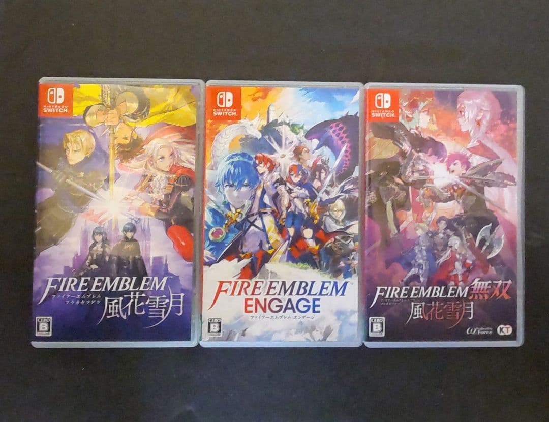 【Switch】 ファイアーエムブレム 風花雪月・Engage・無双 3本セット