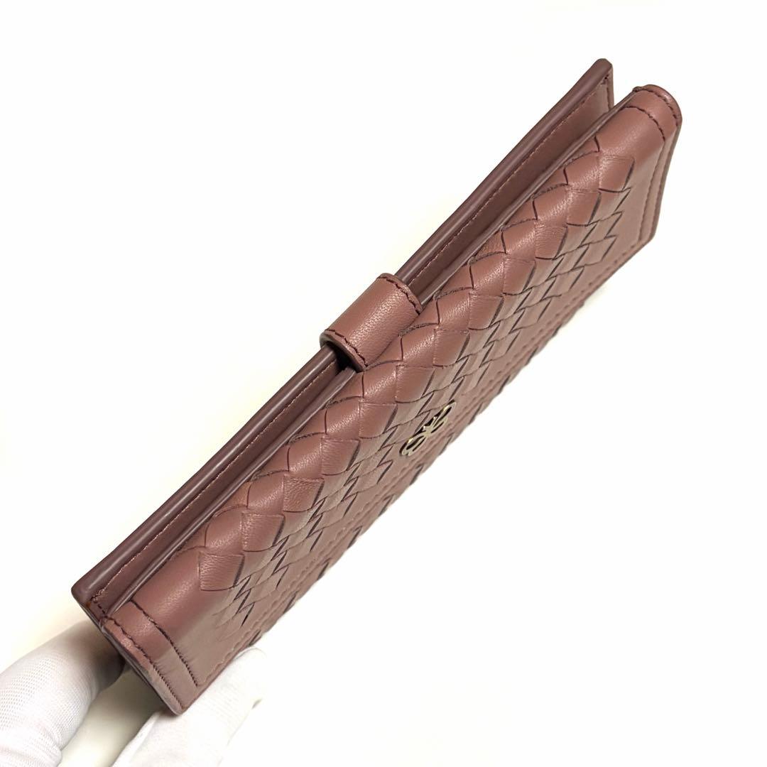 BOTTEGA VENETA 長財布 イントレチャート バタフライ 美品 未使用