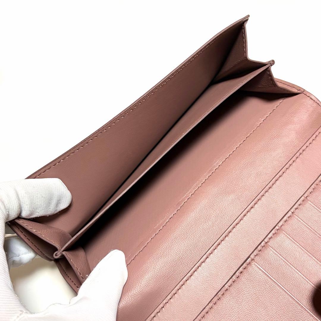 BOTTEGA VENETA 長財布 イントレチャート バタフライ 美品 未使用