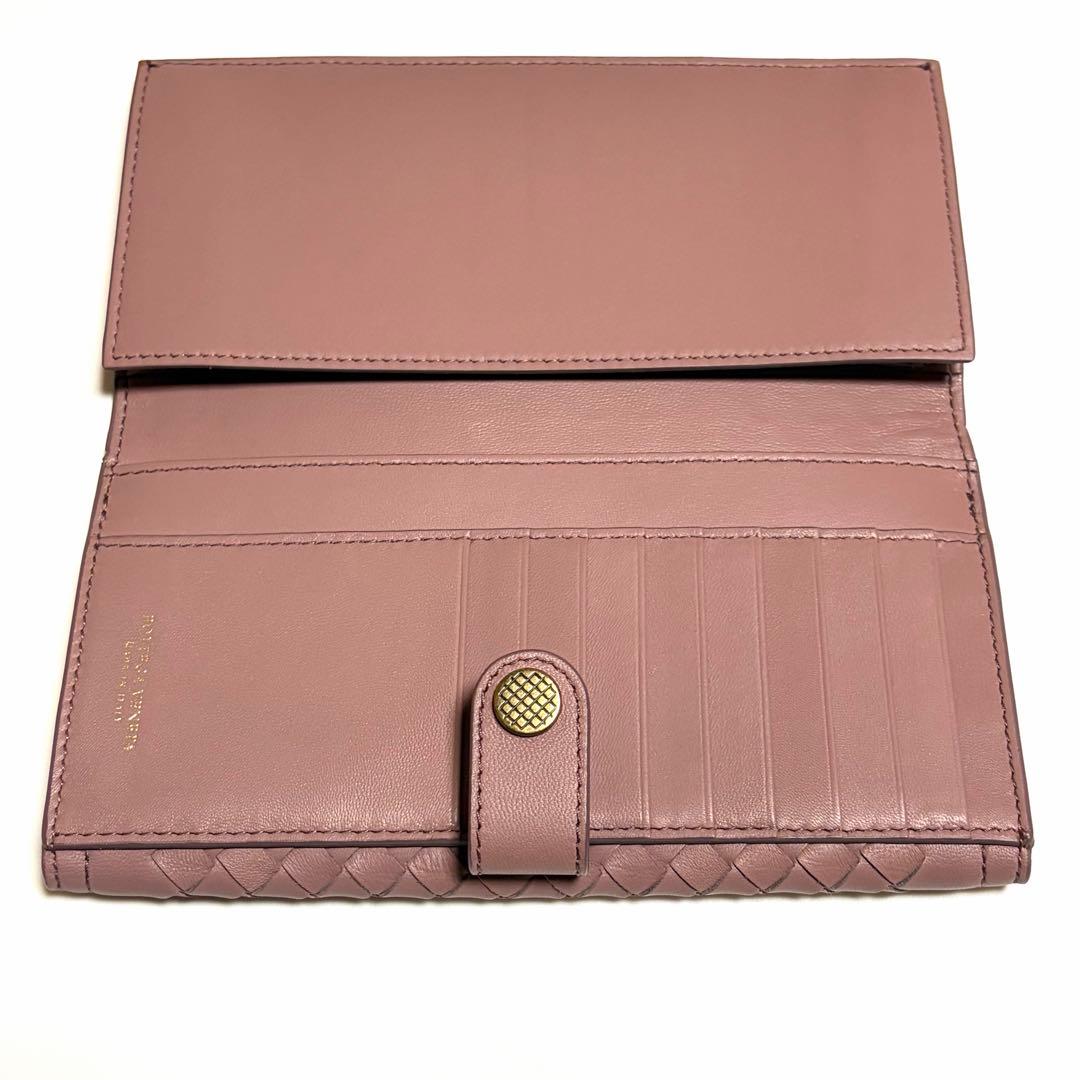 BOTTEGA VENETA 長財布 イントレチャート バタフライ 美品 未使用