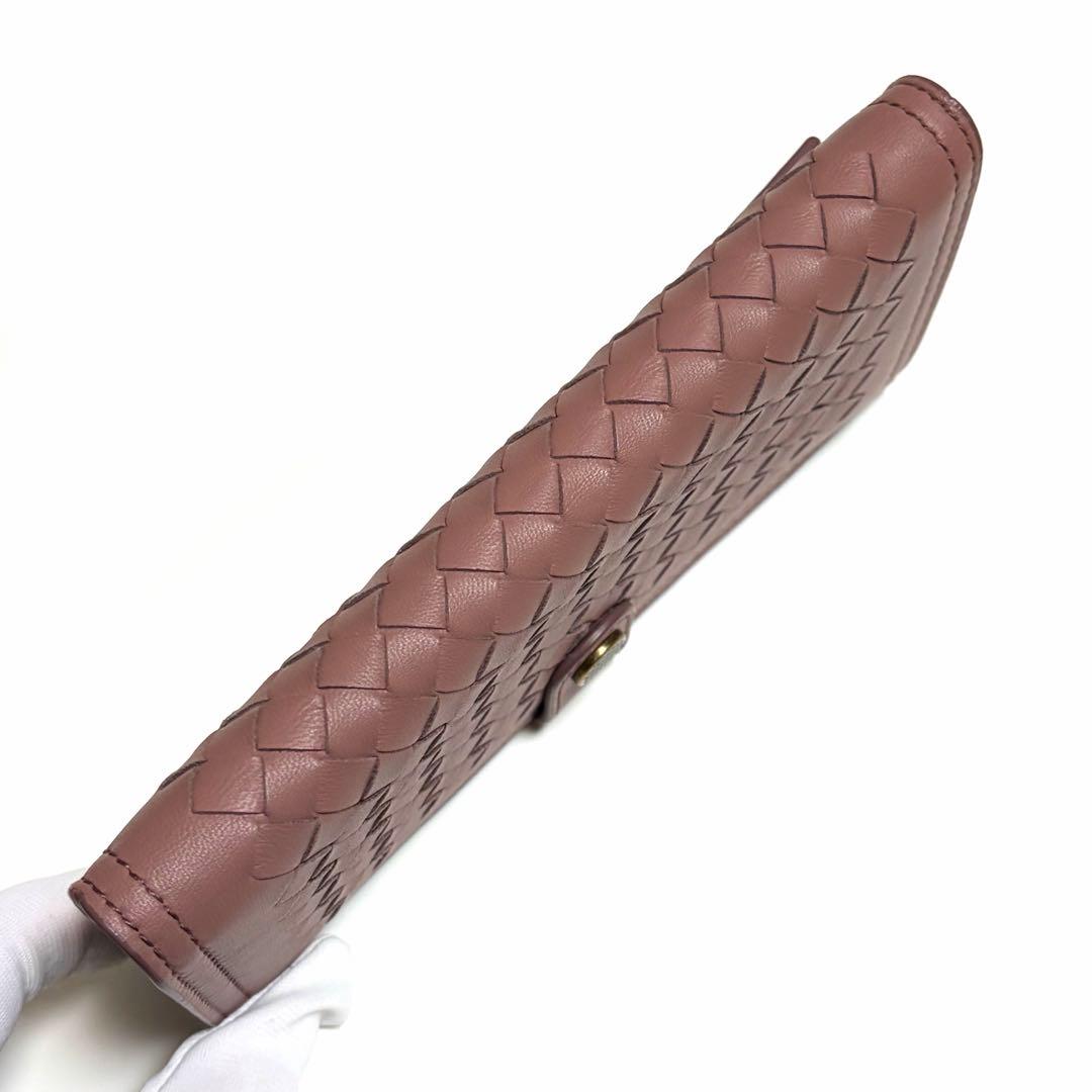 BOTTEGA VENETA 長財布 イントレチャート バタフライ 美品 未使用