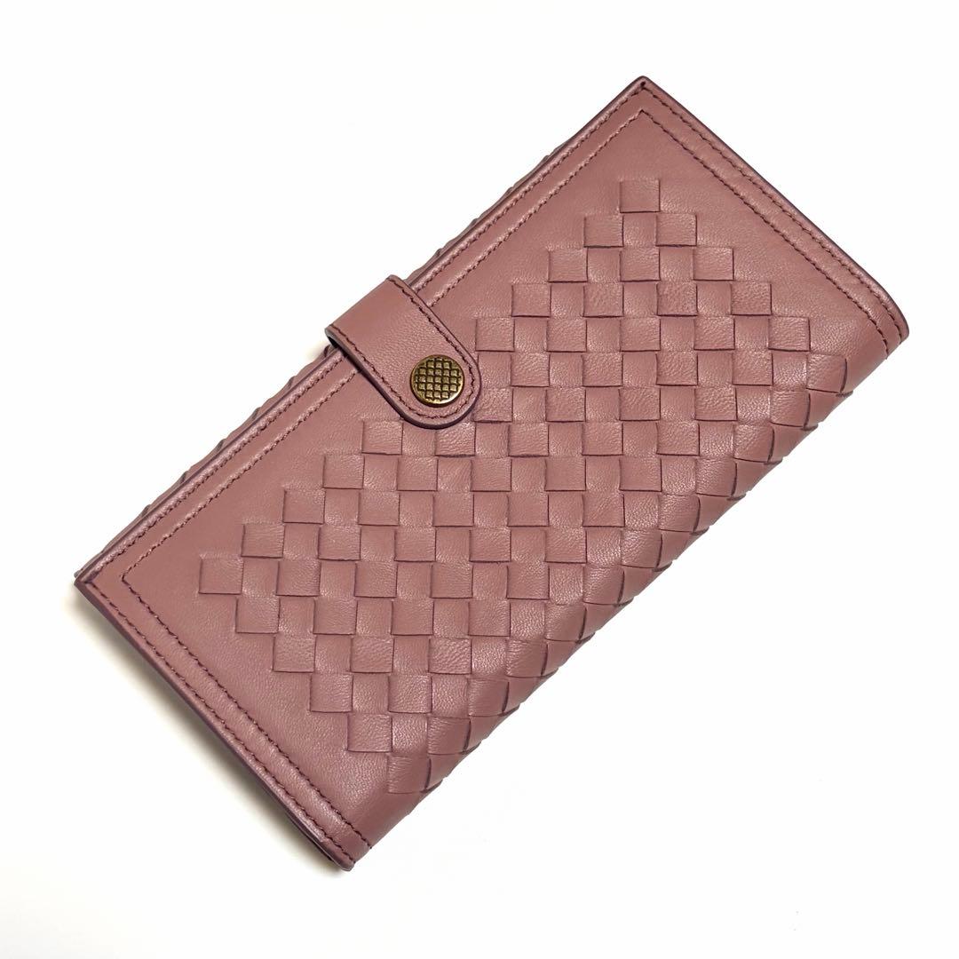 BOTTEGA VENETA 長財布 イントレチャート バタフライ 美品 未使用