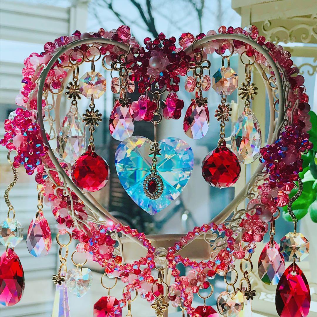 NORIP♡確認ページ✩.*˚再販ハートの置き型サンキャッチャー