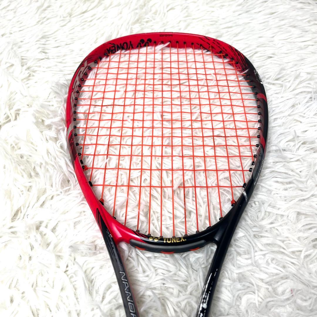 【美品】ヨネックス ナノフォース8v REV UL1 ソフトテニス ラケット