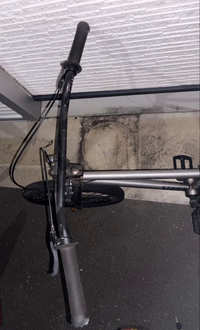 BMX 自転車 20インチ シルバー スチール