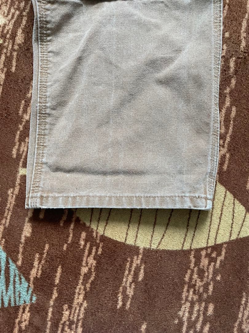 希少【carhartt】ダブルニー　ワークパンツ　ブラウン