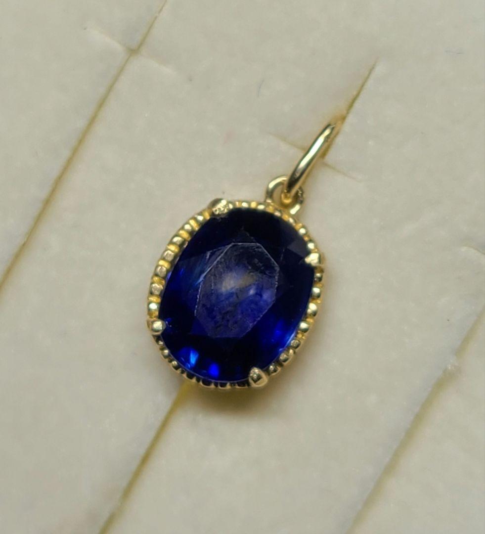 ニケ☆★スリランカ産ブルーサファイア、トルマリン★ペンダントトップオーダー