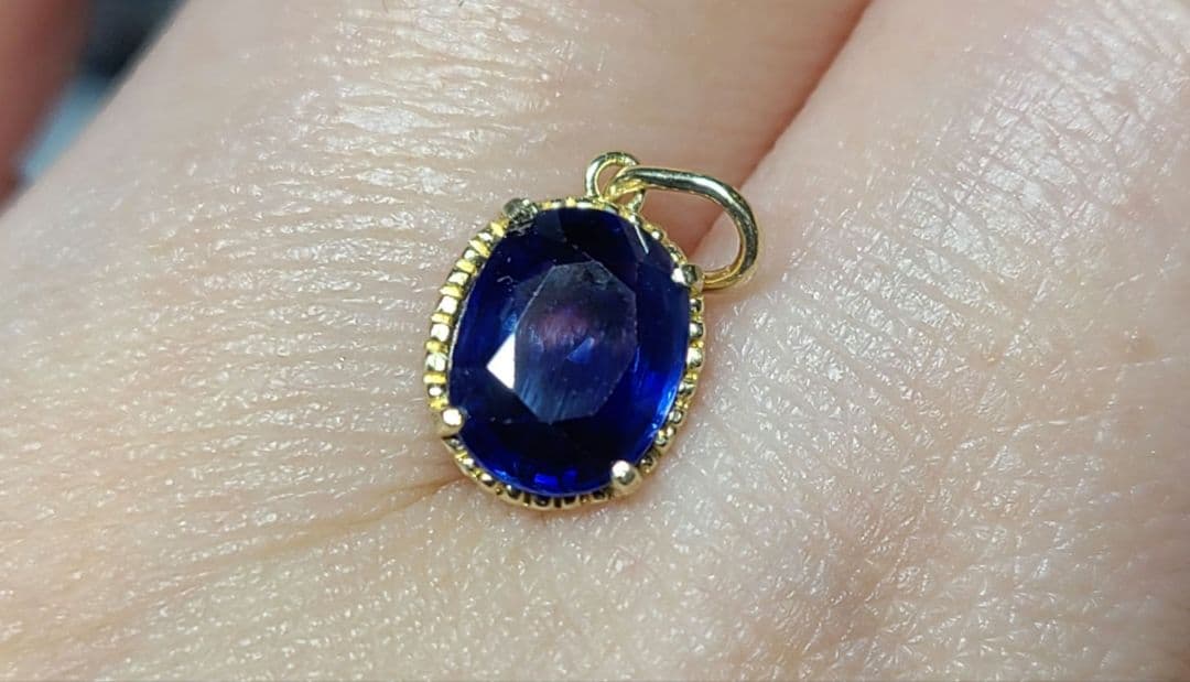 ニケ☆★スリランカ産ブルーサファイア、トルマリン★ペンダントトップオーダー