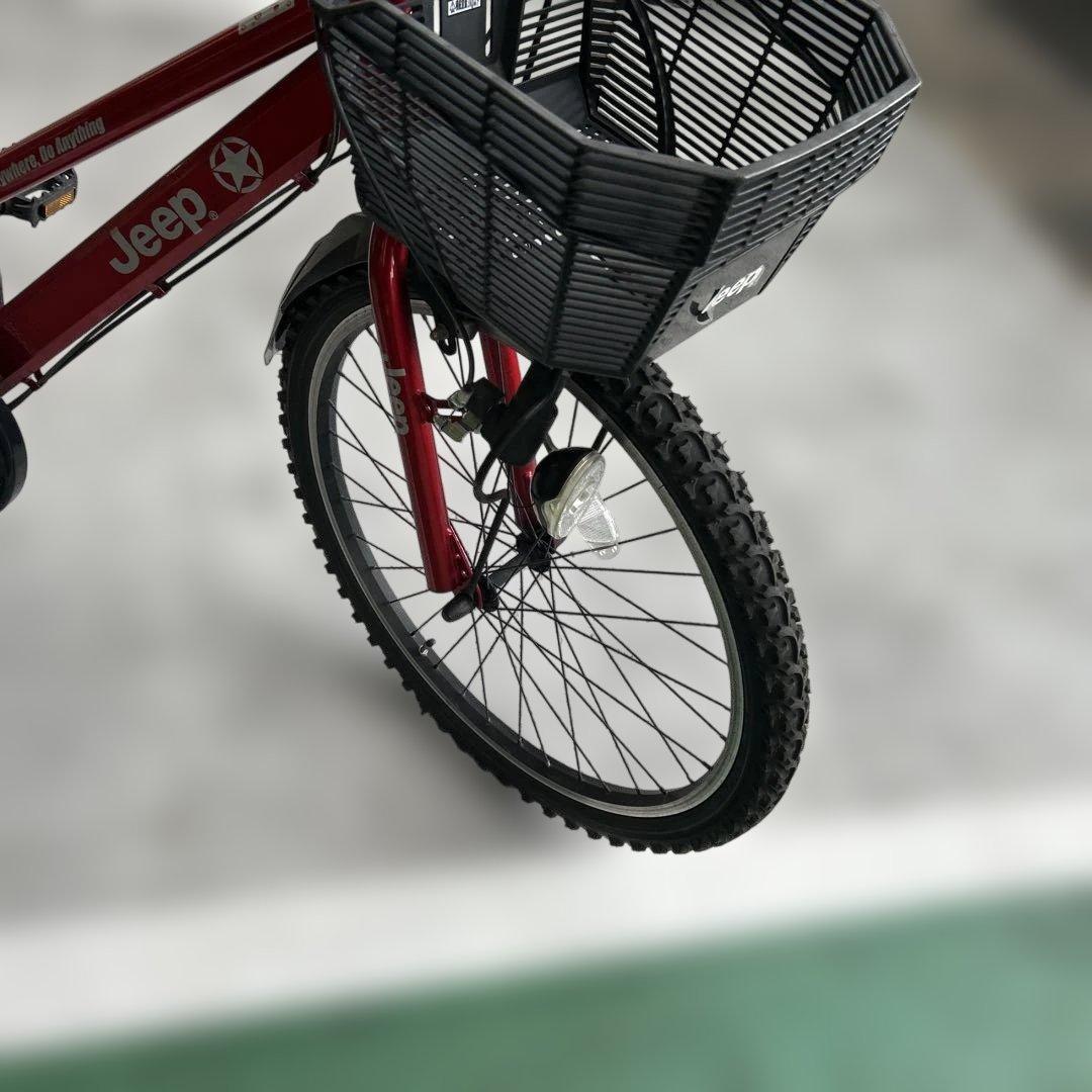 Jeep ジュニアバイク 赤24インチ