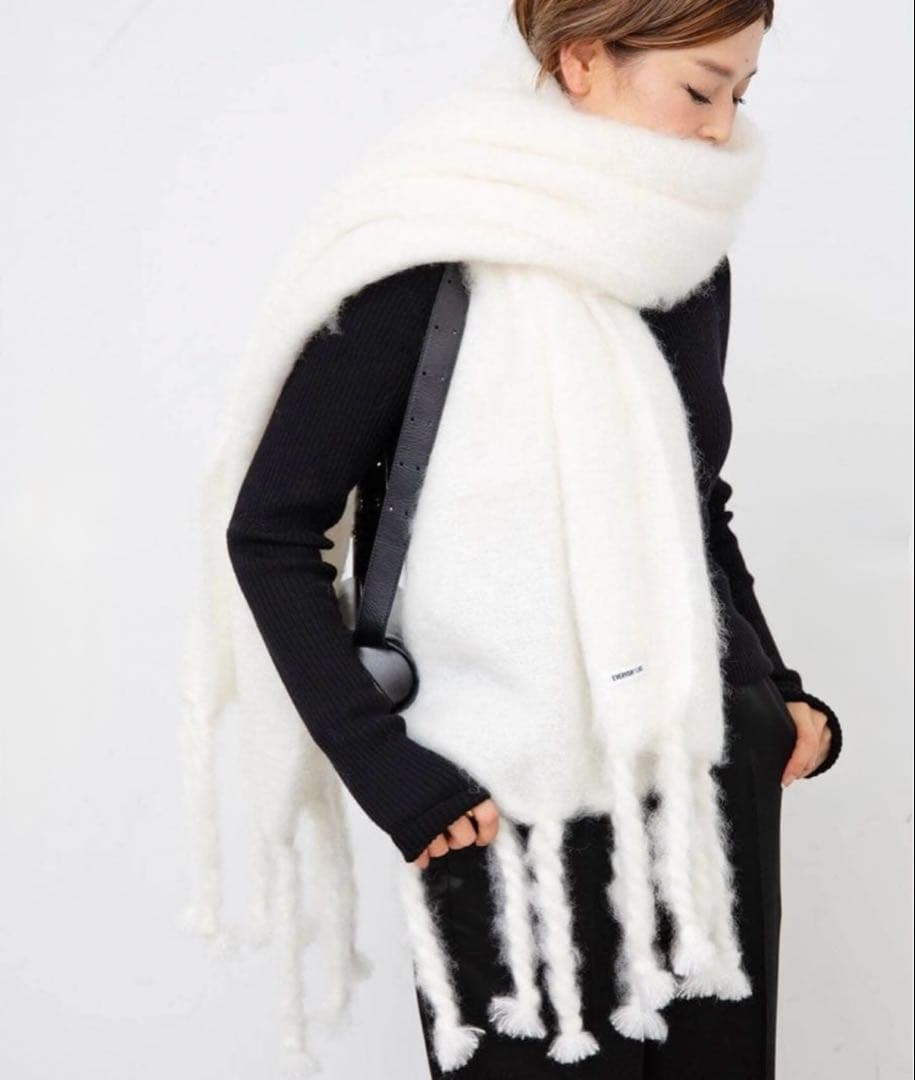 ドゥーズィエム クラス Mohair Mix Big Stole マフラー