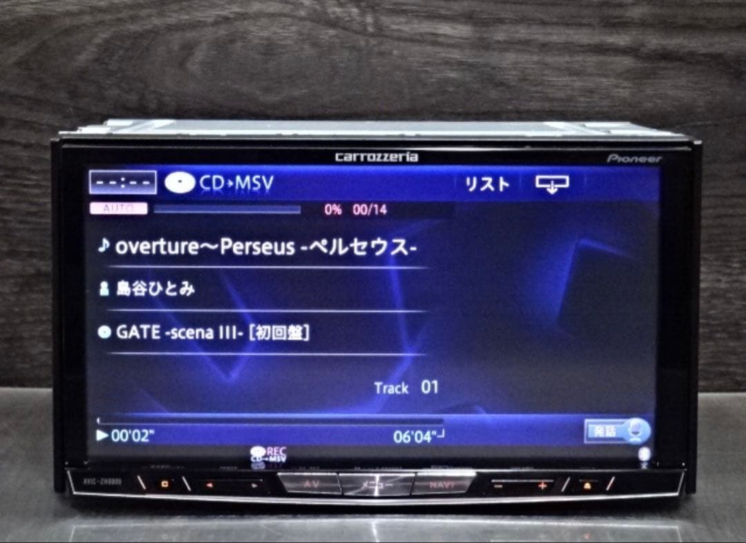 最高峰サイバーナビAVIC-ZH0099. 地図2025年更新済最新オービス