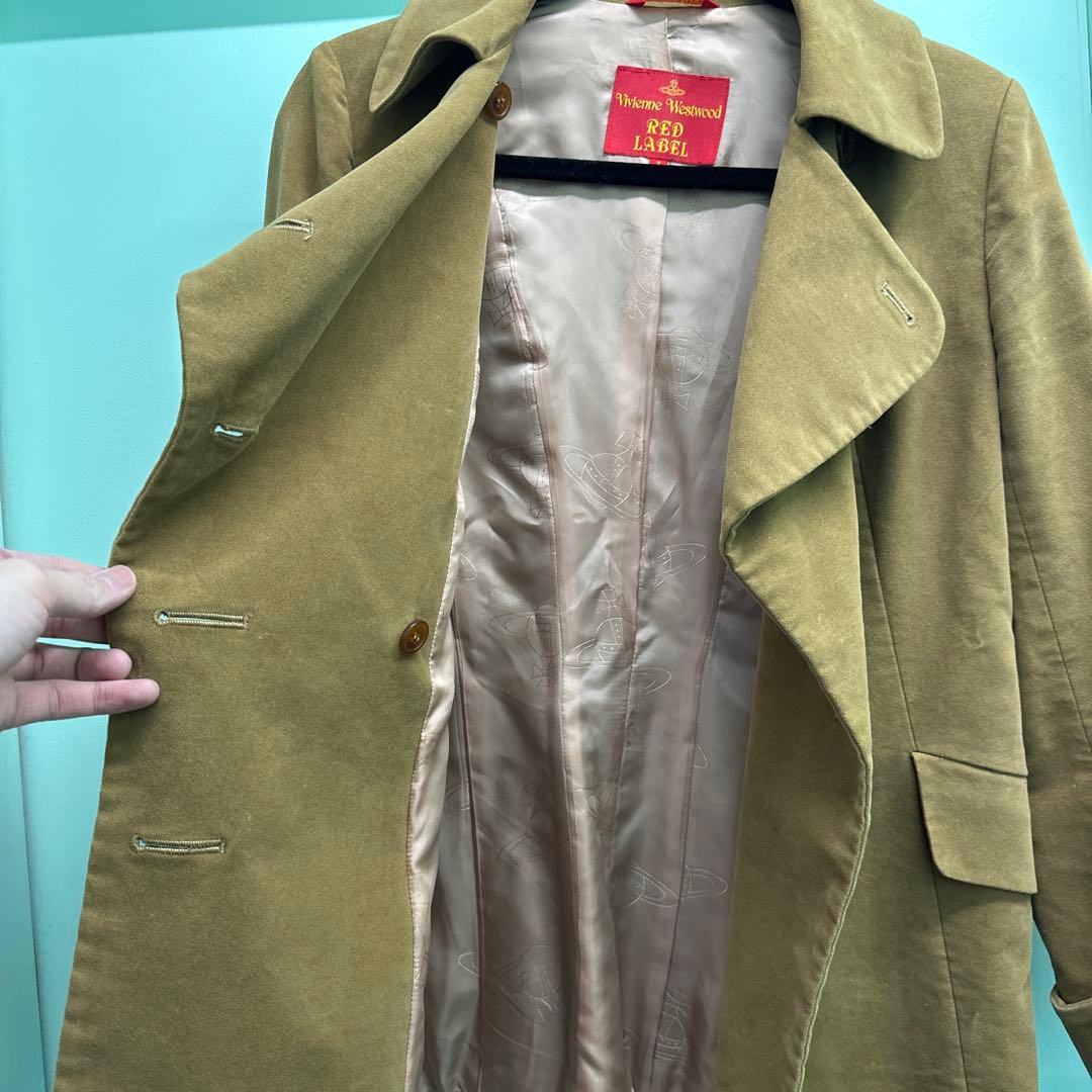 ヴィヴィアンウエストウッド　レディース　チェスターコート　キャメル