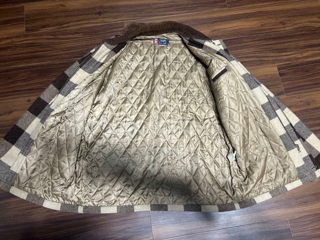 CHAPS Ralph Lauren ウールチェックコート　ラルフローレン
