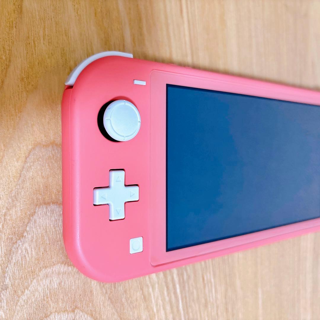 【未使用に近い】Nintendo Switch Lite 本体 コーラルピンク
