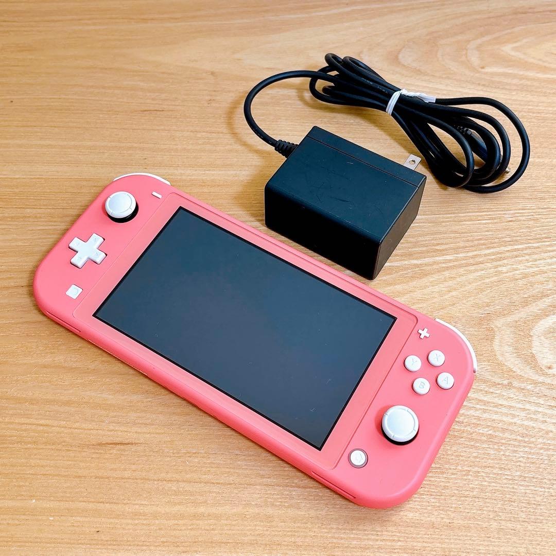 【未使用に近い】Nintendo Switch Lite 本体 コーラルピンク
