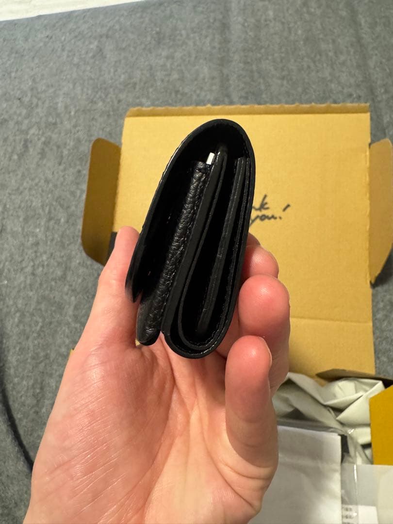 【超美品】Maison Sbond 折り財布メゾンエスボンド Amyブラック