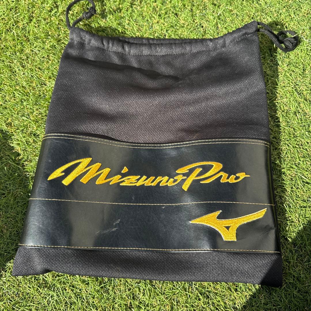 【美品】MIZUNO PRO 投手用 軟式野球グローブ 保管袋付き