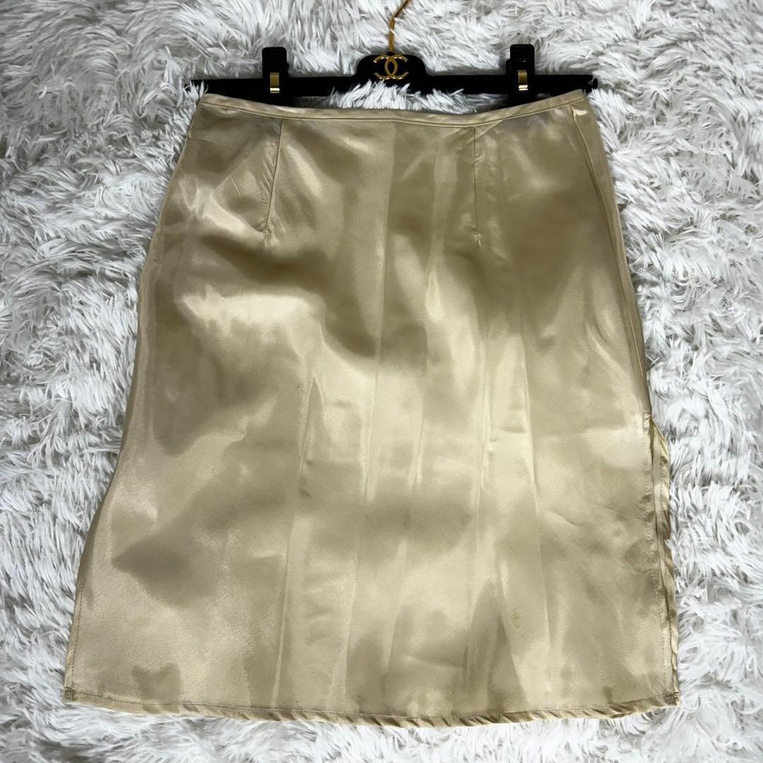 美品✨《バーバリーブルーレーベル》 ノバチェック巻きスカート 36 ペチコート