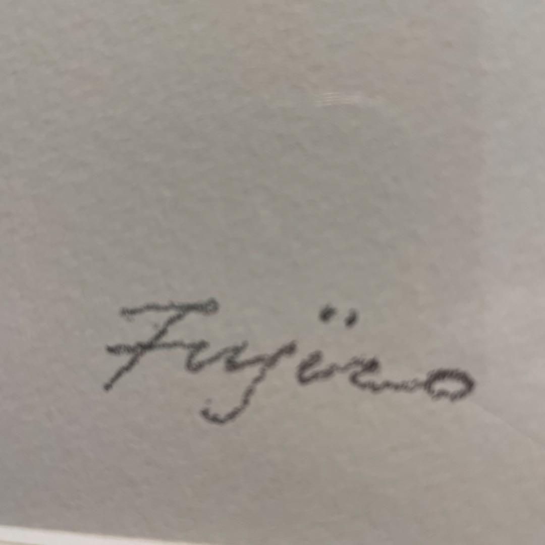 Fujino 水彩画 花瓶の花 絵画