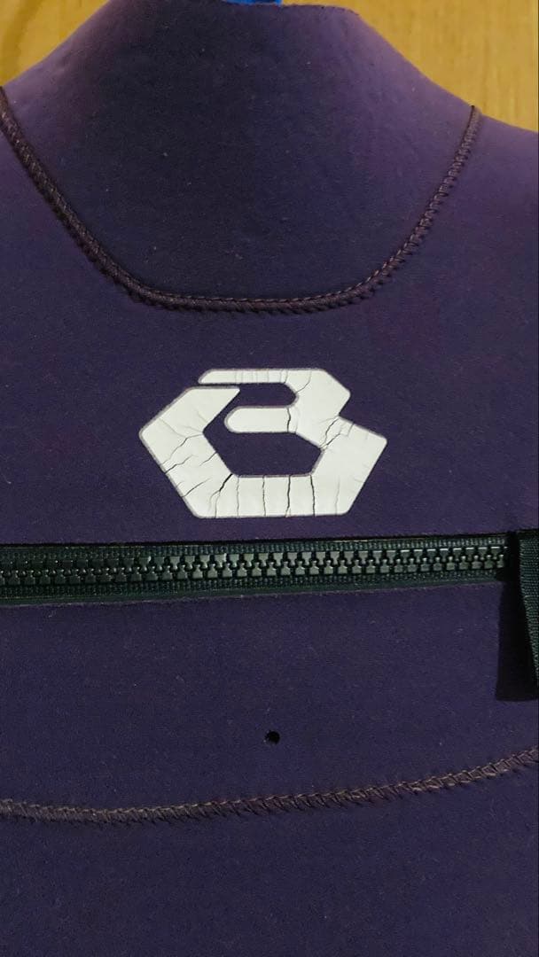 BEWET フルスーツ3mm ジャーフル サイズL チェストジップ