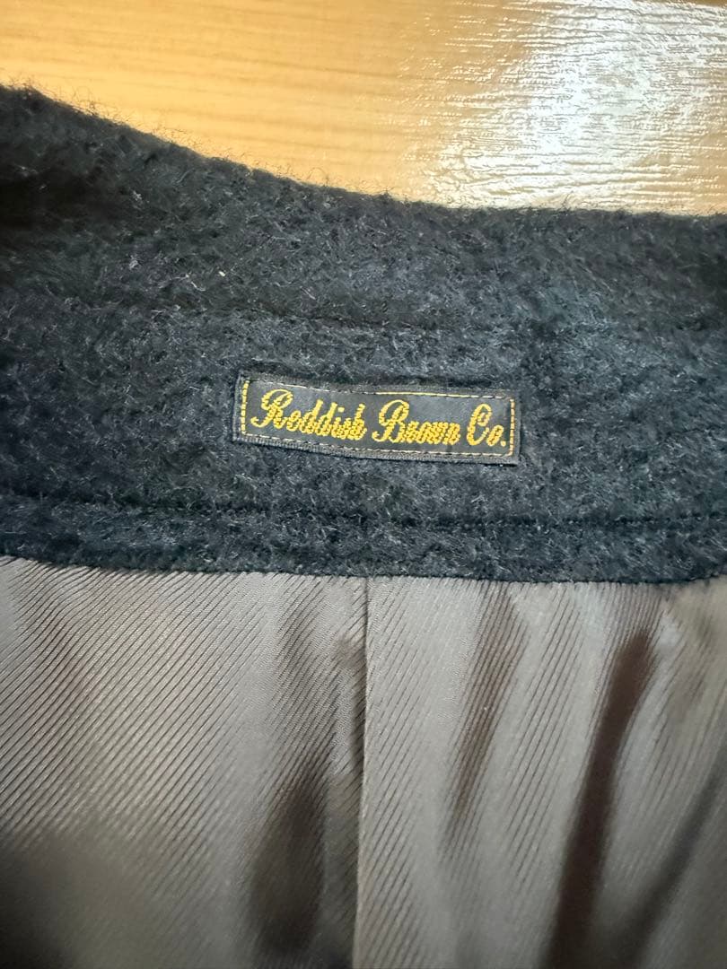 k*u様 reddish brown アルパカコート　ブラック　size38