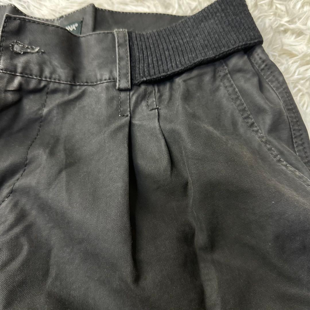 ジーケ 様用希少 DOLCE & GABBANA ブラックカーゴパンツ 46