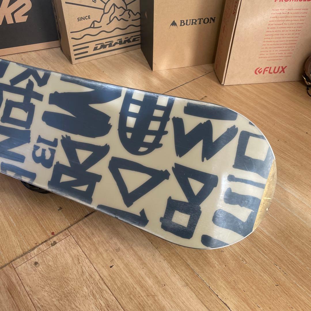 BURTON×FLUX　バートン　スノーボードセット　フラックスバインディング付