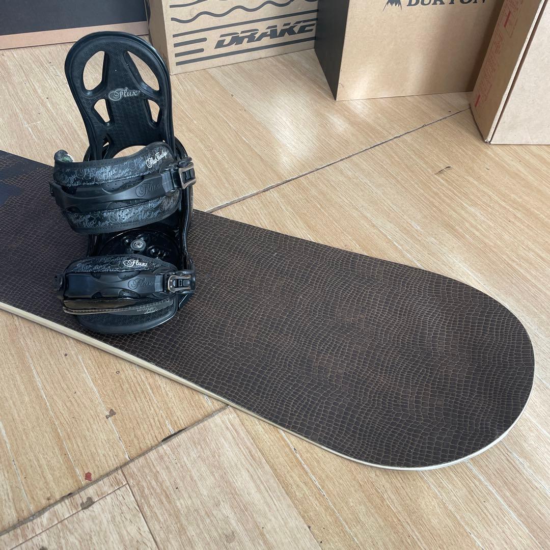BURTON×FLUX　バートン　スノーボードセット　フラックスバインディング付