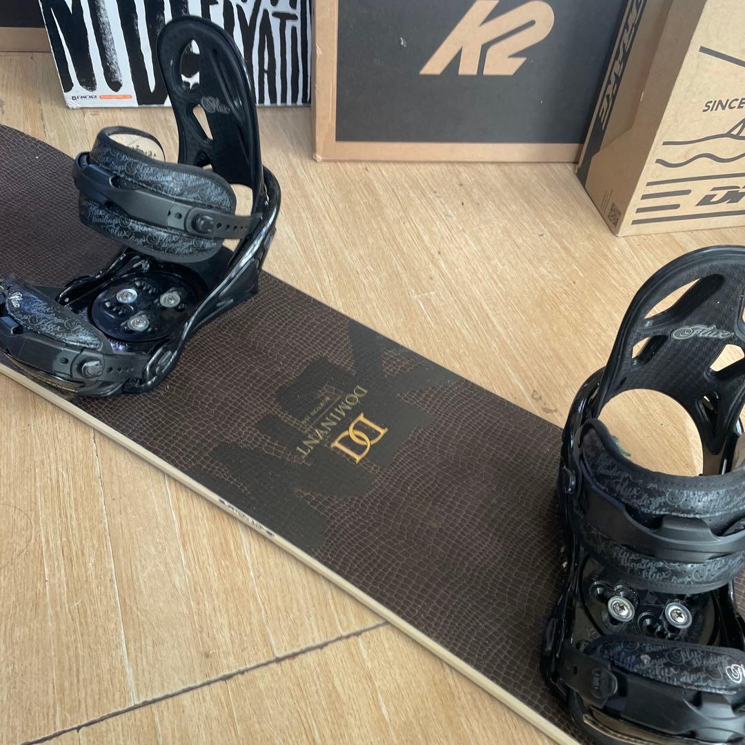 BURTON×FLUX　バートン　スノーボードセット　フラックスバインディング付