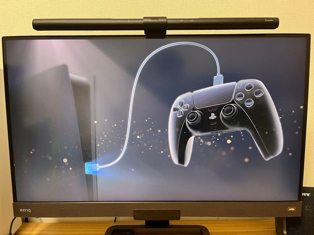 BenQ MOBIUZ EX2780Q + モニターライト