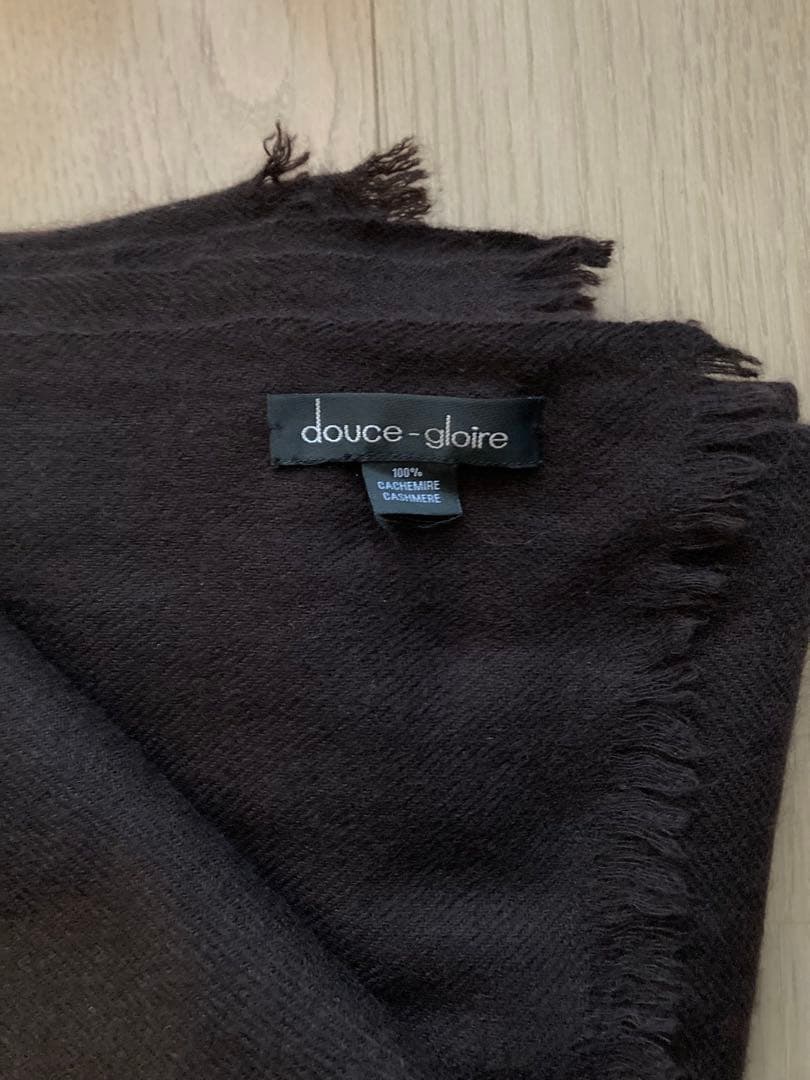 ドゥーズィエムクラス DOUCE GLOIRE カシミアストール美品‼️