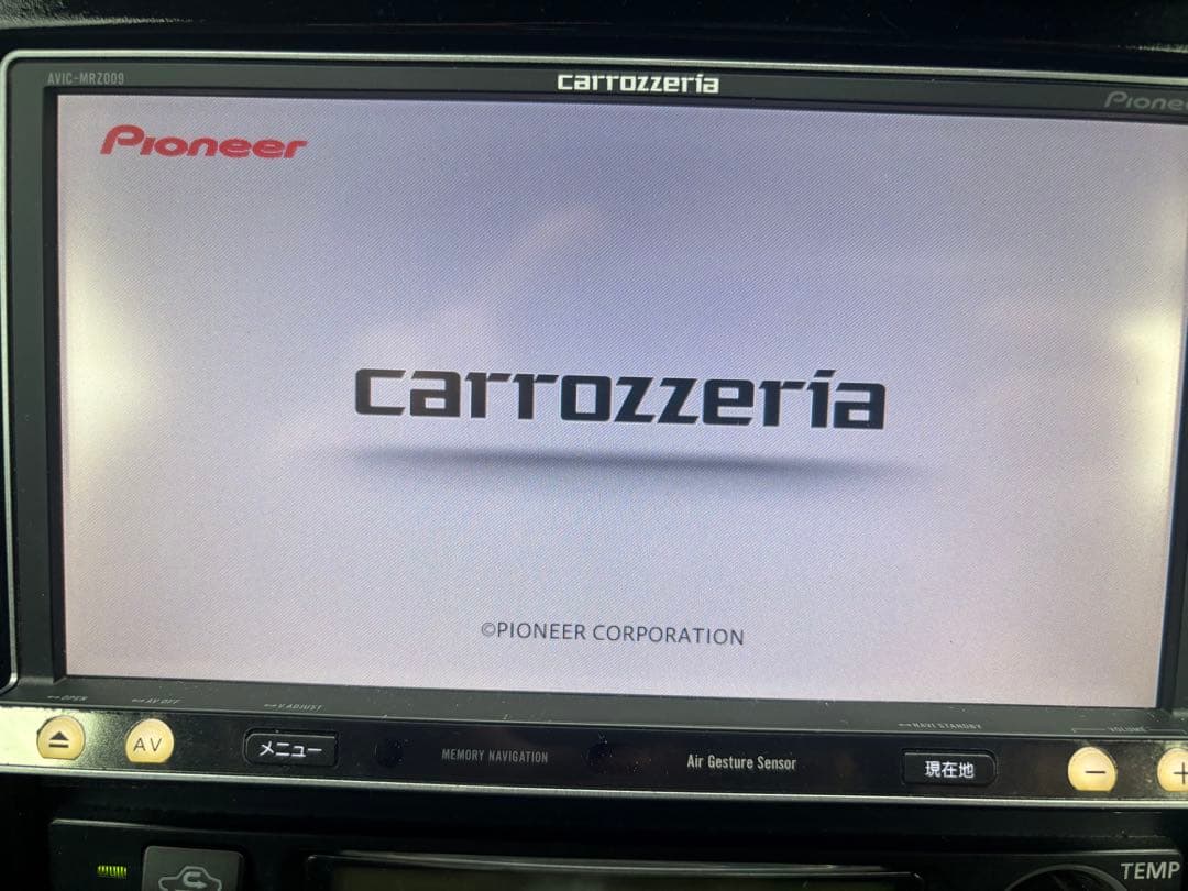 carrozzeria 7インチ楽ナビavic-mrz009 地図データ2023