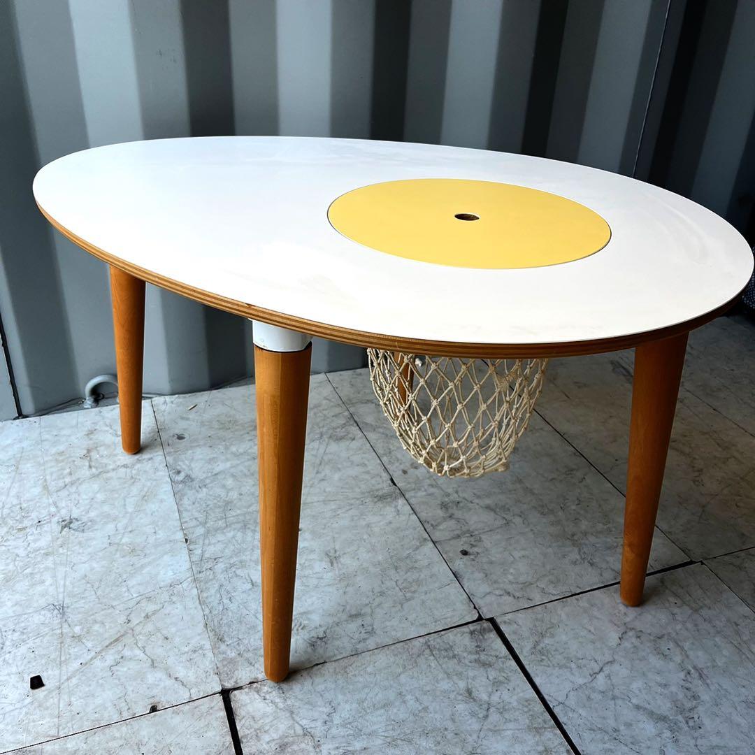 取付無料！cosine タマゴテーブル 子ども用ネット付き おしゃれインテリア✨