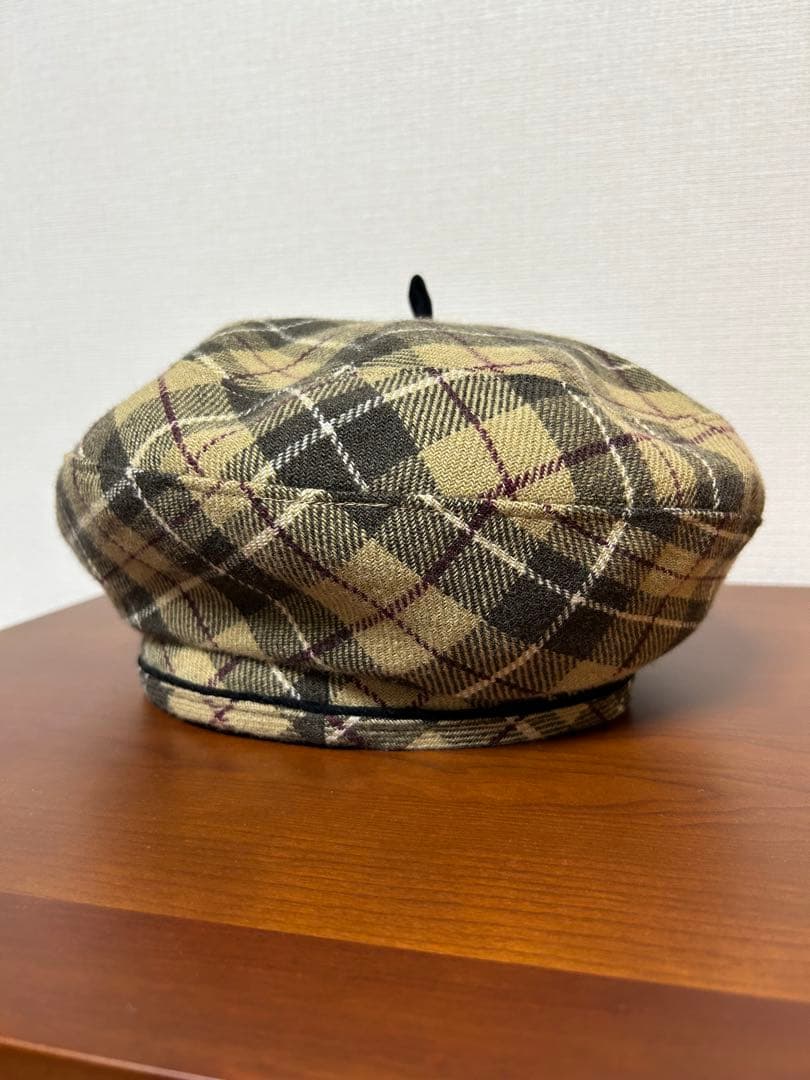 Vivienne Westwood チェック柄　ベレー帽　古着