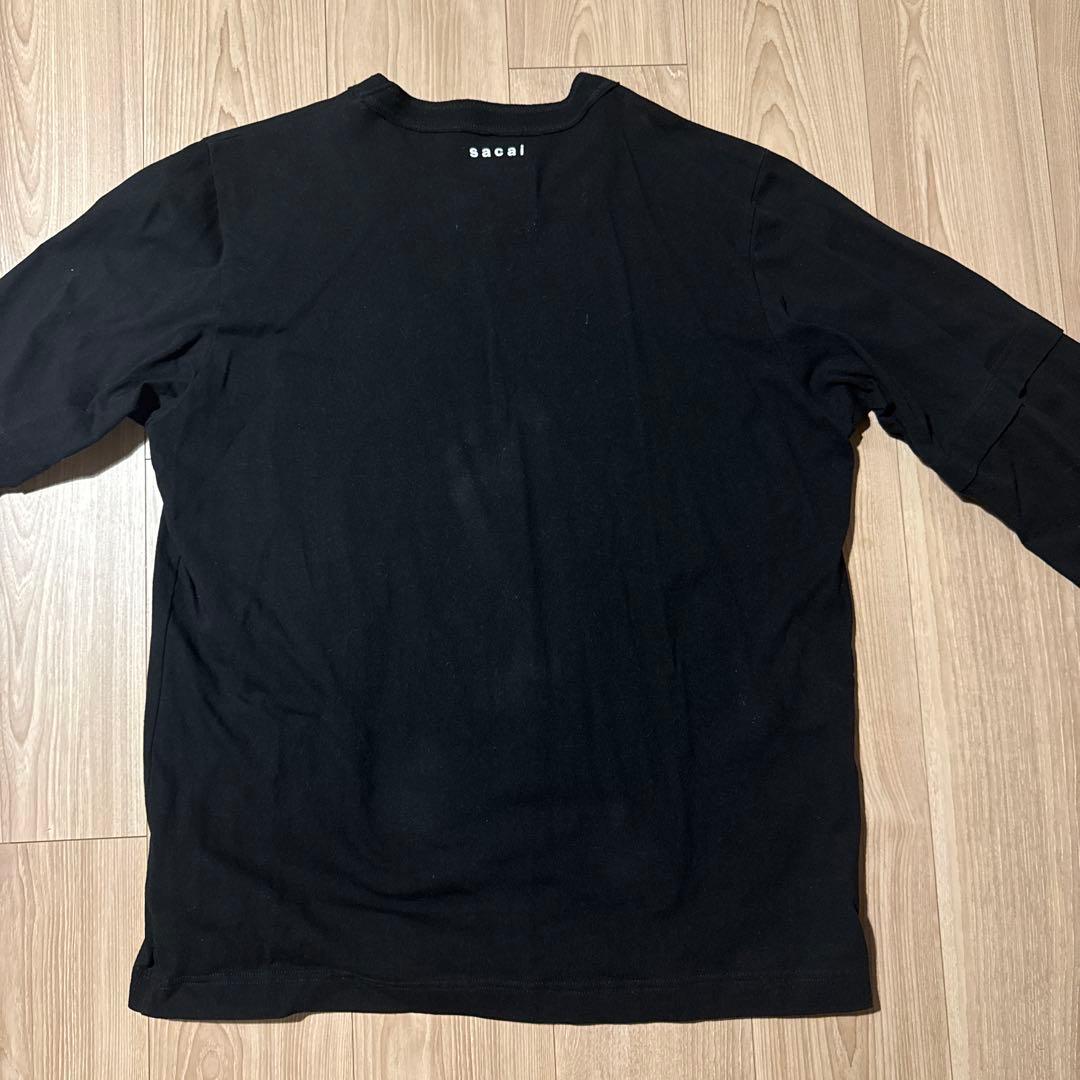 sacai×kaws Embroidery Long T-Shirt