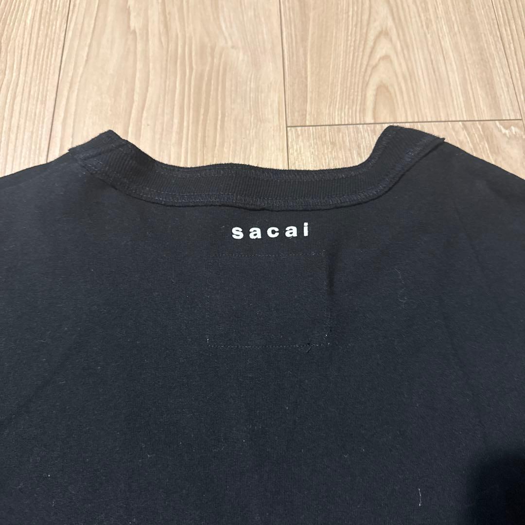 sacai×kaws Embroidery Long T-Shirt