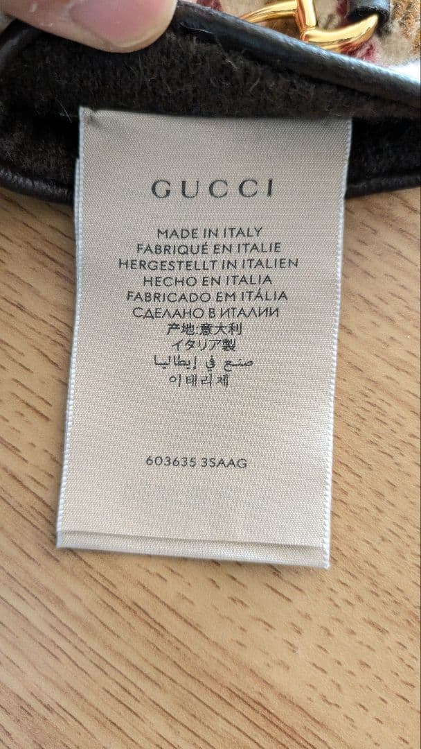 【k】GUCCI レザー手袋 レディース
