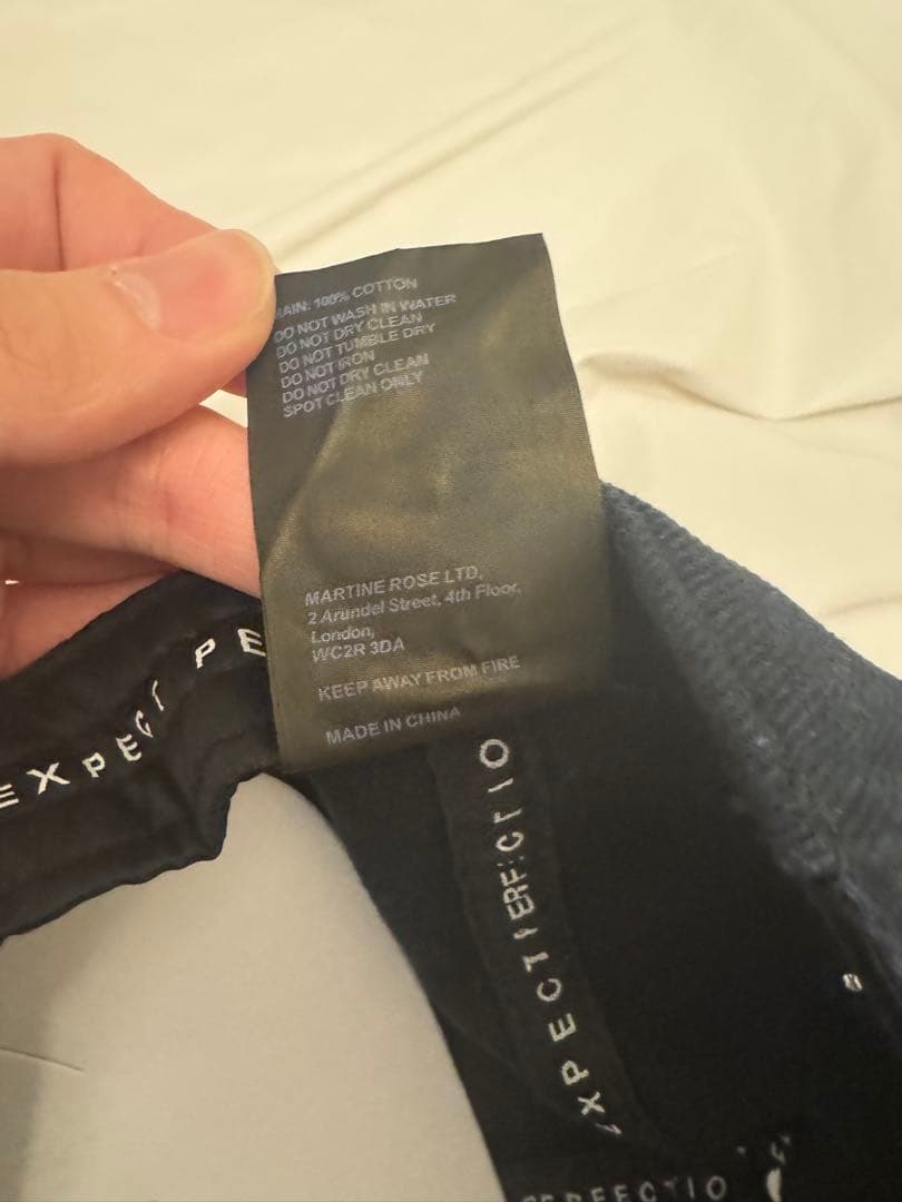 MARTINE ROSE CUT PEAK CAP 24ss キャップ