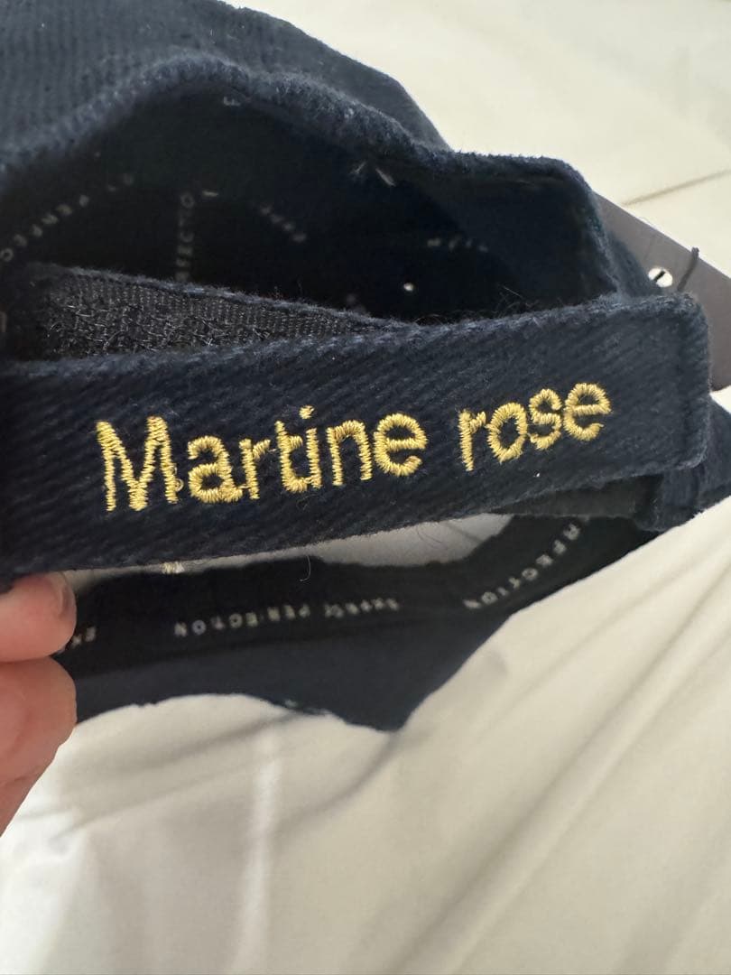 MARTINE ROSE CUT PEAK CAP 24ss キャップ