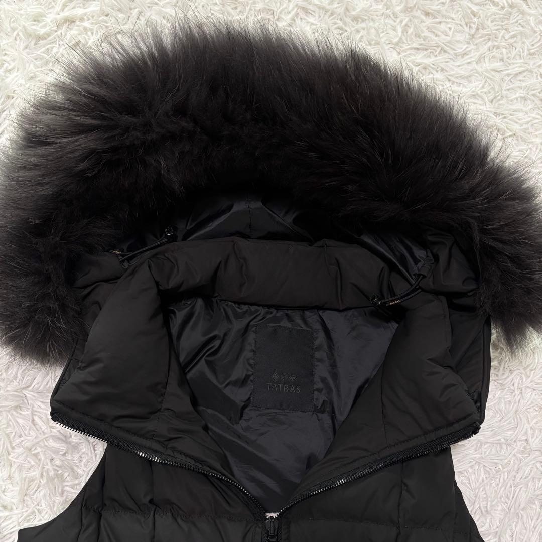 ✨未使用級✨タトラス ダウンベスト ザラガ リアルファー 3way 近年モデル