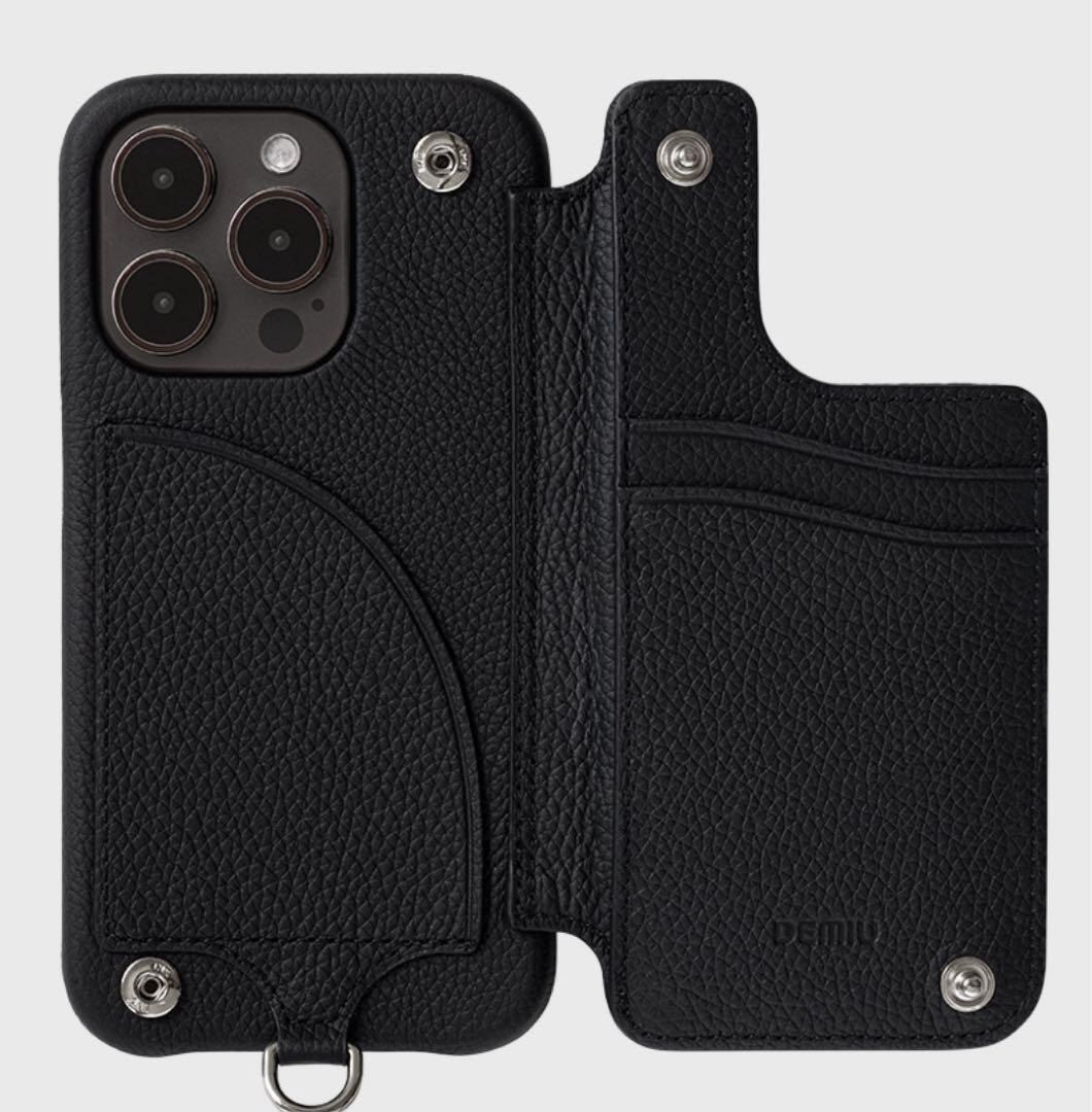 DEMIU BALLON CINQ iPhone15ケース　ブラック