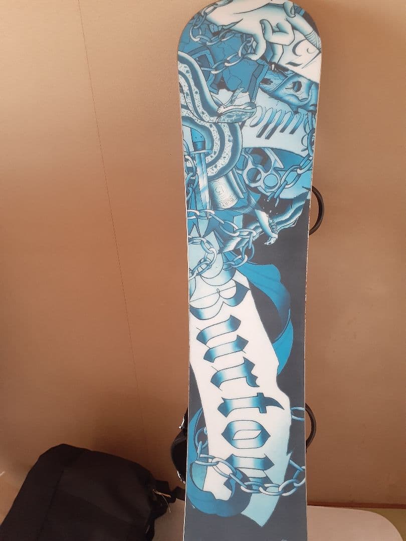 Burton スノーボード Salomonバインディング付き　カバー付