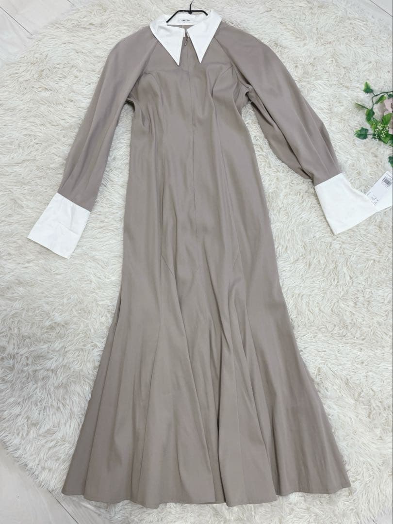 ★タグ付新品★フレイアイディー　シャツカラーマーメイドワンピース