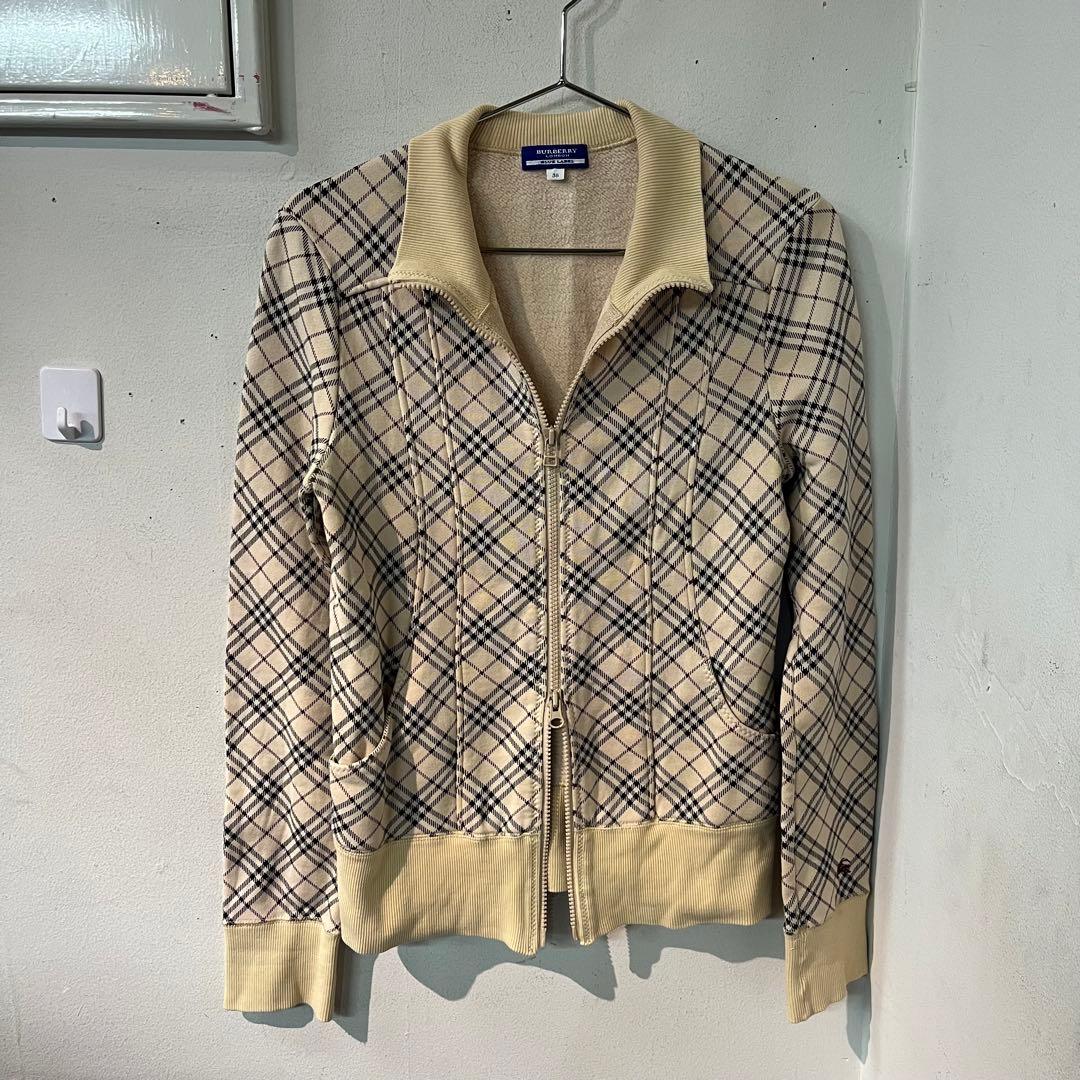Burberry Blue Label y2k ジップ　ノバチェック　D39