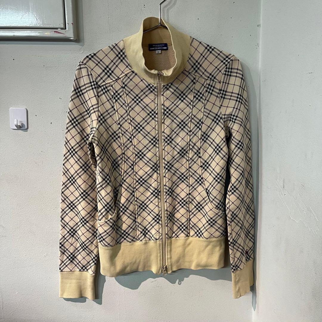 Burberry Blue Label y2k ジップ　ノバチェック　D39